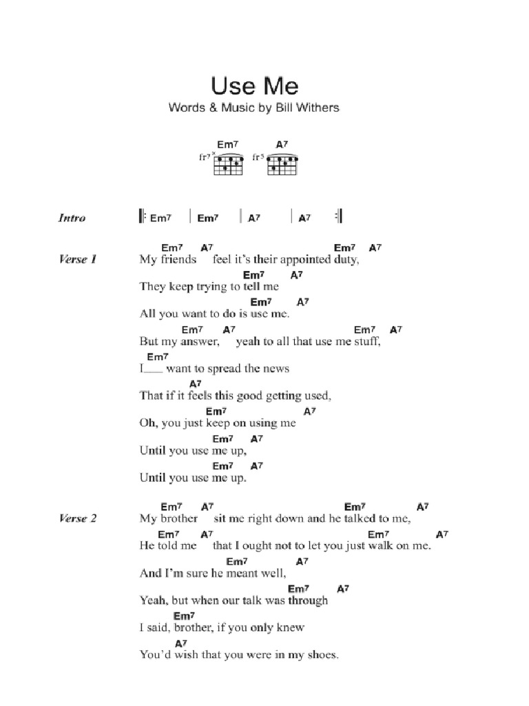 Use Me Withers | PDF