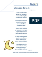 2a Texto Impreso - La Luna Está Llorando - Textos Poéticos PDF