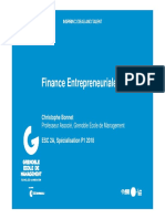 Cours Finance Entrepreneuriale GEM 2018