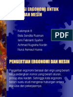 Aplikasi Ergonomi Untuk Pengaman Mesin