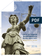 CGE Lack of Gender Transformation in the Judiciary Investigative Report