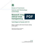 Research Integrity: Clinical Trials Transparency