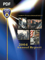 Annual Report Akron PD 2004