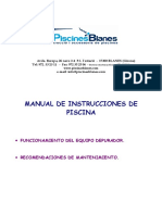 Manual de Instrucciones de Piscina