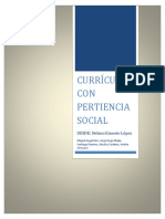Curriculo Con Pertinencia Social