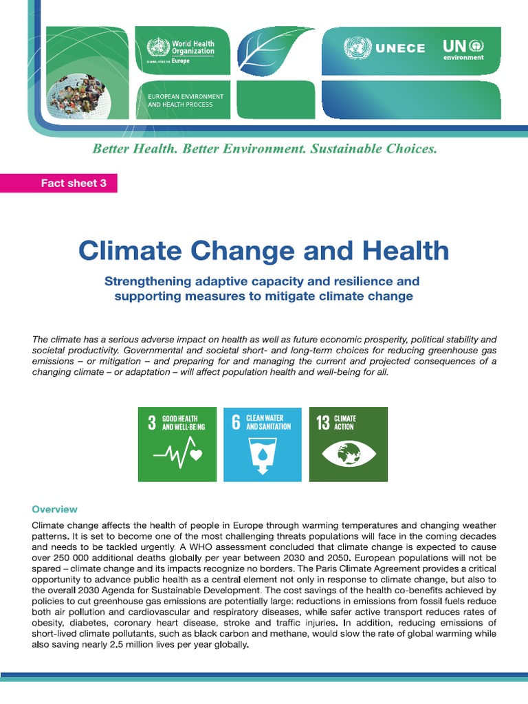 Climate Change and Health | PDF