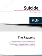 Suicide: Reasons Why People Commit Suicide and How To Prevent This From Happening