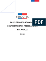 Bases de Postulación Confederaciones y Federaciones Nacionales 2018