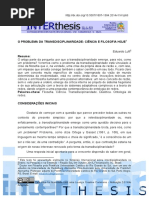 Texto - Transdisciplinaridade (Eduardo Luft).PDF