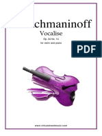 Rachmaninoff Vocalise PDF