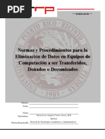 DTAA Rev4 OAJv6 Normas y Procedimientos Para La Eliminacion de Datos en Equipos de Computacion 2feb2017