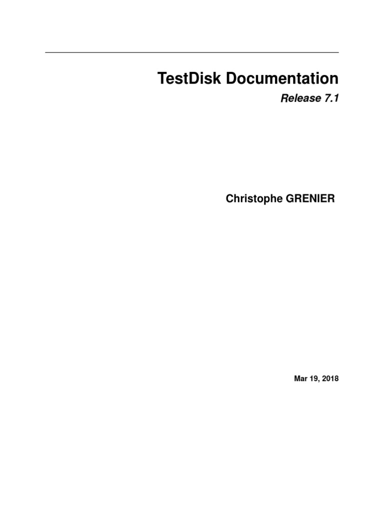 Testdisk Manual , TestDiskDocumentation – DNZB