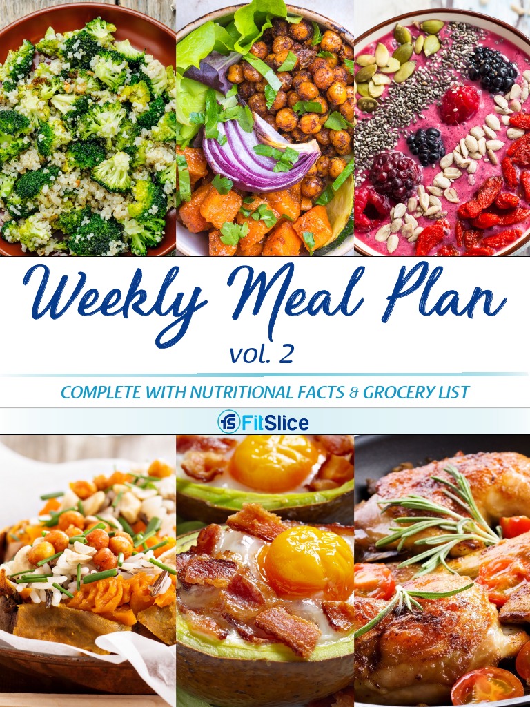 Weekly Meal Plan Vol1 | Download Free PDF | Nutrition Facts Label ...