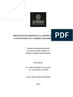 Propuestas de Mejora en La Gestión de Almacenes PDF