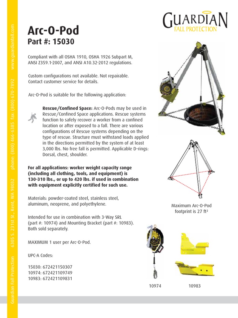 Arc O Pod _ Guardian Arc-O-Pod Rescue And Retrieval Systems – QOZEP