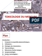 Toxicologie Du Mercure KOULOUGHLI Khaoula