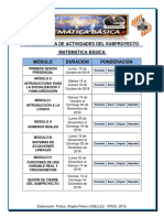 Cronograma de Actividades PDF