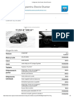 Configurator - Noul Duster - Dacia Romania - Benzina 4x4