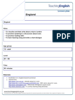 Destination UK - England Lesson Plan