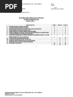 Planificare Educatie Tehnologica Clasa A 7 2019