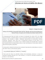 Tres Breves Cuestiones en Torno Al Delito de Abuso de Autoridad - Pólemos