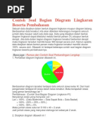 Contoh Soal Bagian Diagram Lingkaran Beserta Pembahasan