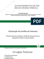 Abordagem Fisioterapêutica No Pós Operatório de Cirurgias Torácicas