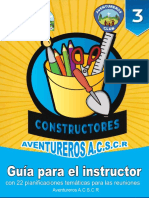 Constructor - Guía para El Instructor Asociación Central Sur de Costa Rica