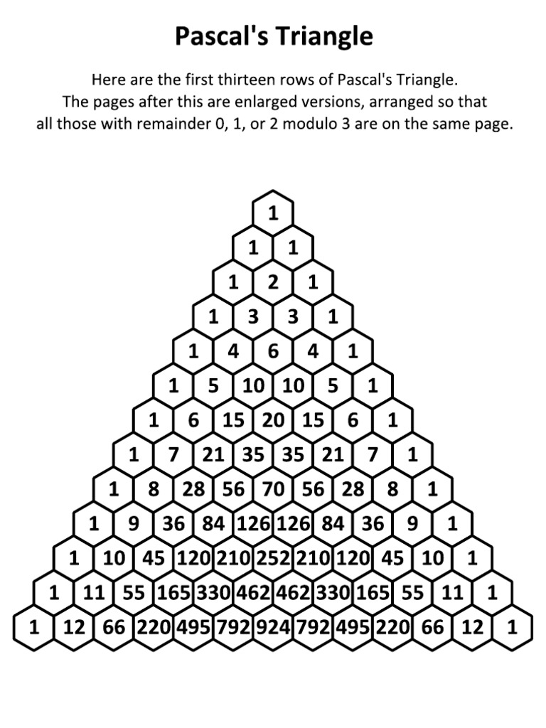 Pascal's Triangle