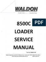 Waldon 8500 Manual de Servicios