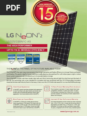 LG Solar Panel