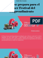 Danilo Diaz Granados - Bogotá Se Prepara Para El Primer Festival Del Emprendimiento