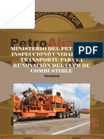 Petroalianza - Ministerio Del Petróleo Inspeccionó Unidades de Transporte para La Renovación Del Cupo de Combustible