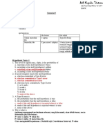 Hypothesis Tests