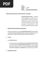 Demanda de Filiación Judicial Extramatrimonial