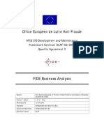 Office Européen de Lutte Anti-Fraude: FIDE Business Analysis