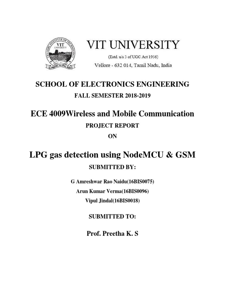 LPG Gas Detection and Alert System Using NodeMCU, MQ2 Gas Sensor and