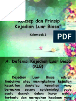 Konsep Dan Prinsip Kejadian Luar Biasa