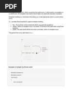 Exception Handling CPP