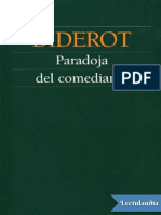 Diderot Denis - Paradoja Del Comediante PDF