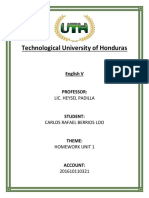 Technological University of Honduras: English V