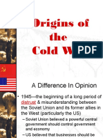 Origins of The Cold War