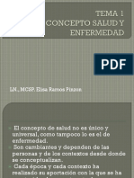 Concepto Salud y Enfermedad