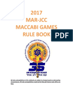 2018 Maccabi Games Final Rule Book