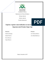 Trabalho Botanica Aplicada - Especies Vegetais Comercializadas Na Cidade de Maputo 