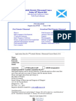 Scottish Obstetric Ultrasound Course Application 2011-1