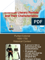 American Literary Periods and Their Characteristics