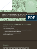 Perencanaan Produksi Dan Operasi Meliputi Rencana Jangka Panjang