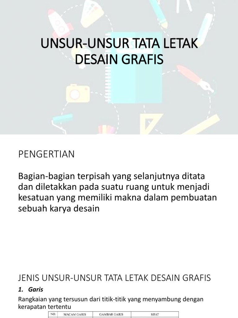 Unsur Unsur Tata Letak Desain Grafis