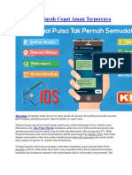 Kios Pulsa Murah Cepat Aman Terpercaya